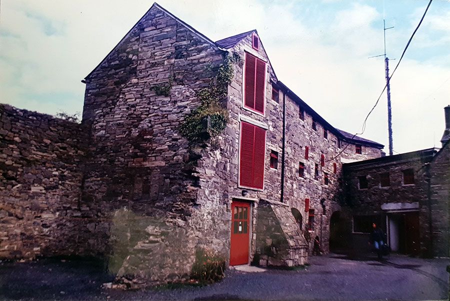 restored courtyard